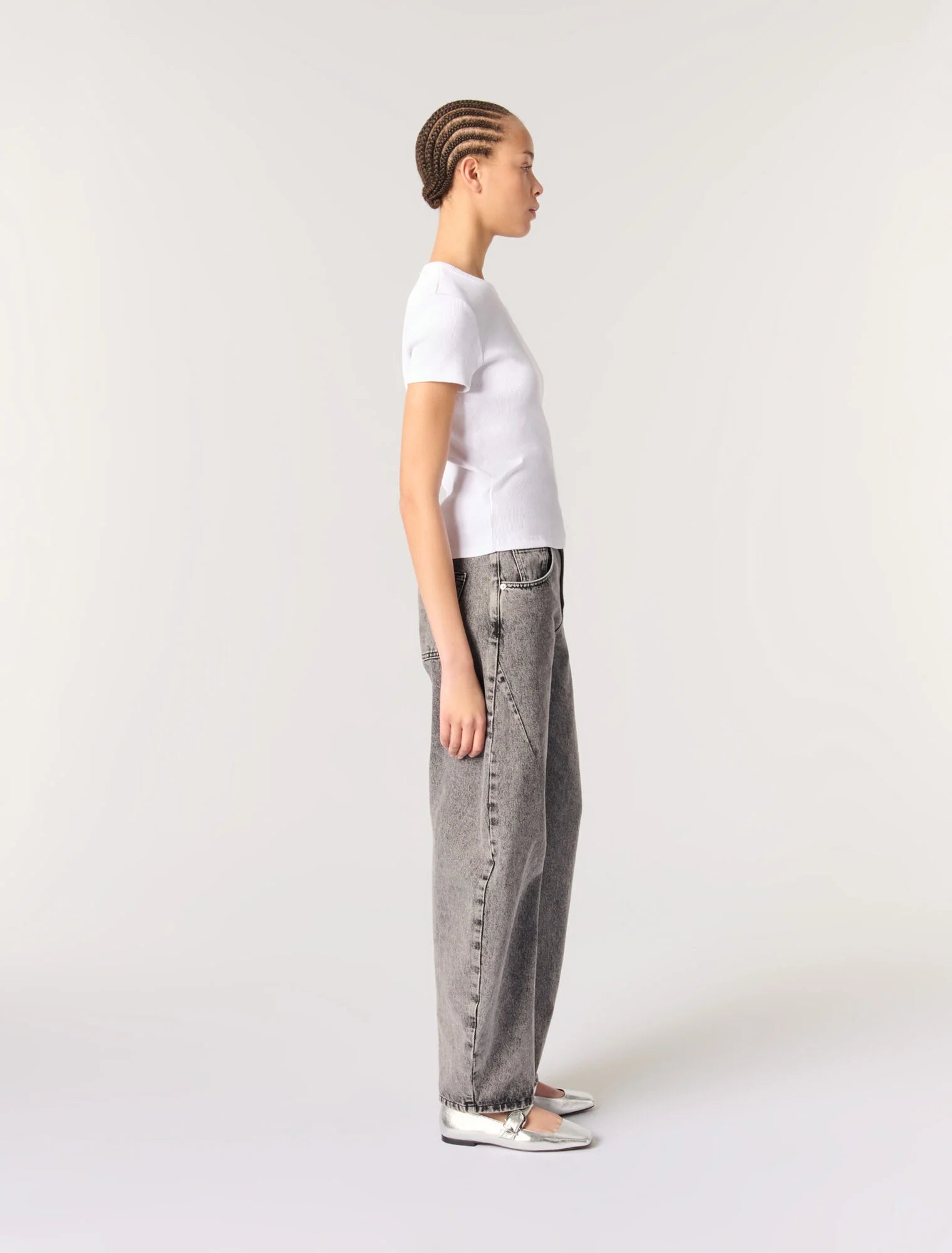 White-Cotton T-shirt