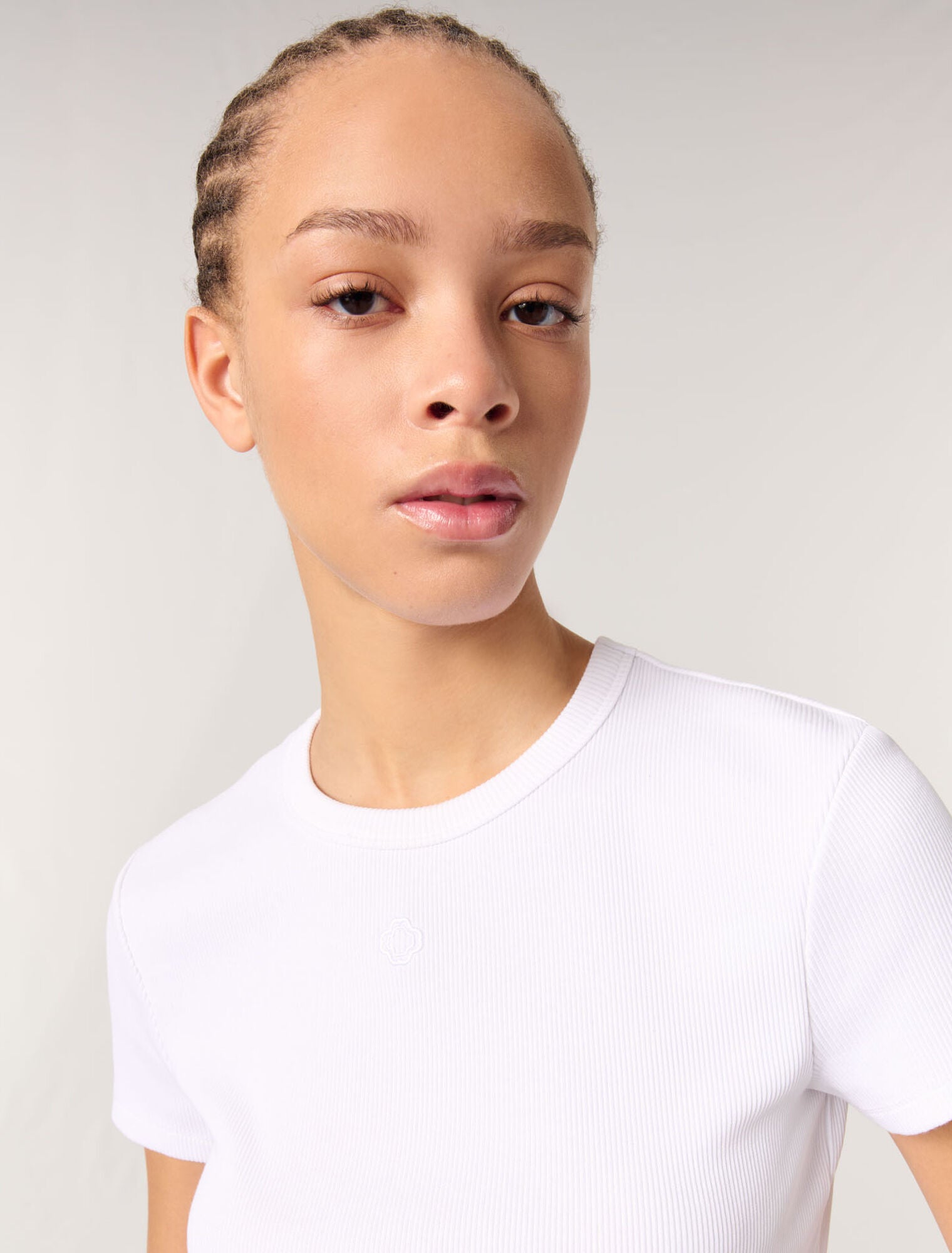 White-Cotton T-shirt