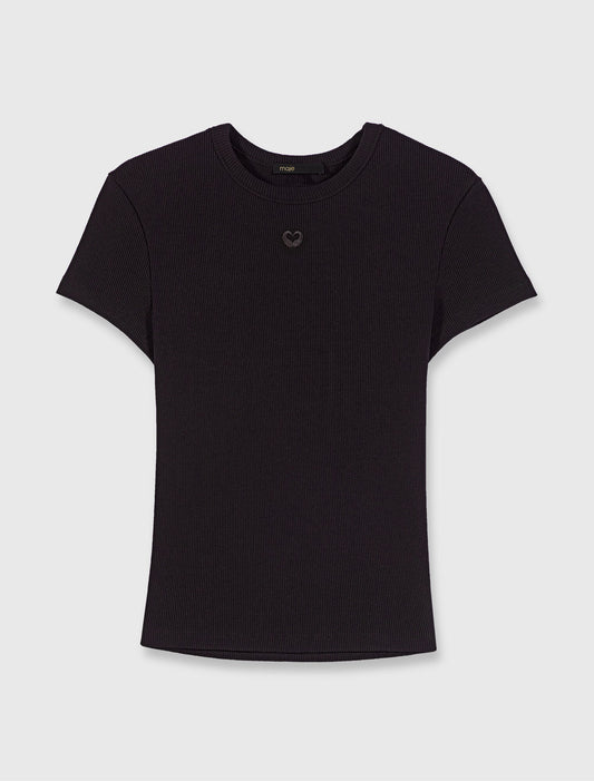 Cotton T-shirt Black