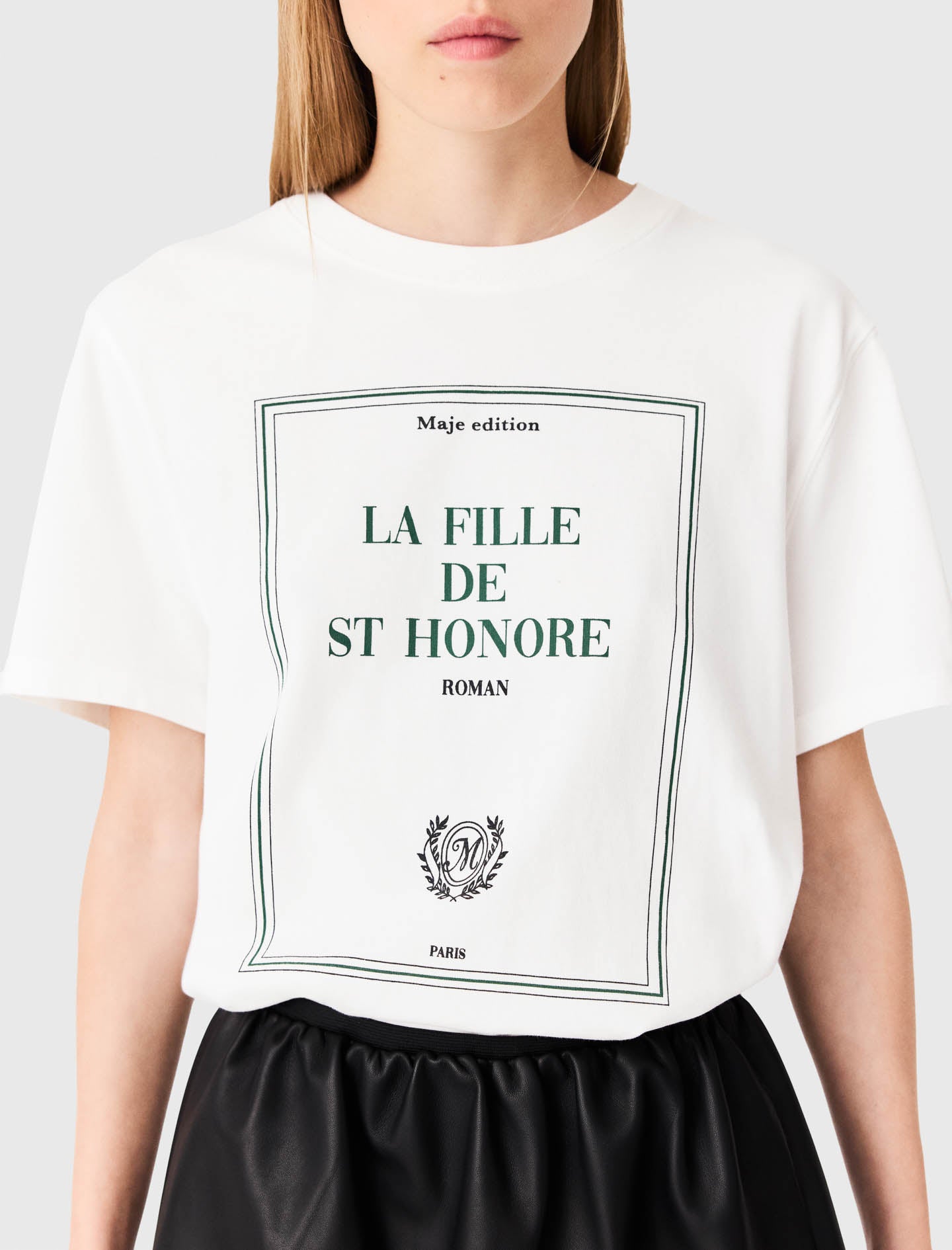 Oversized T-shirt with print White