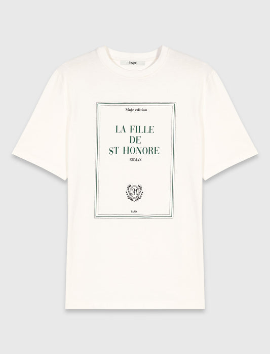Oversized T-shirt with print White