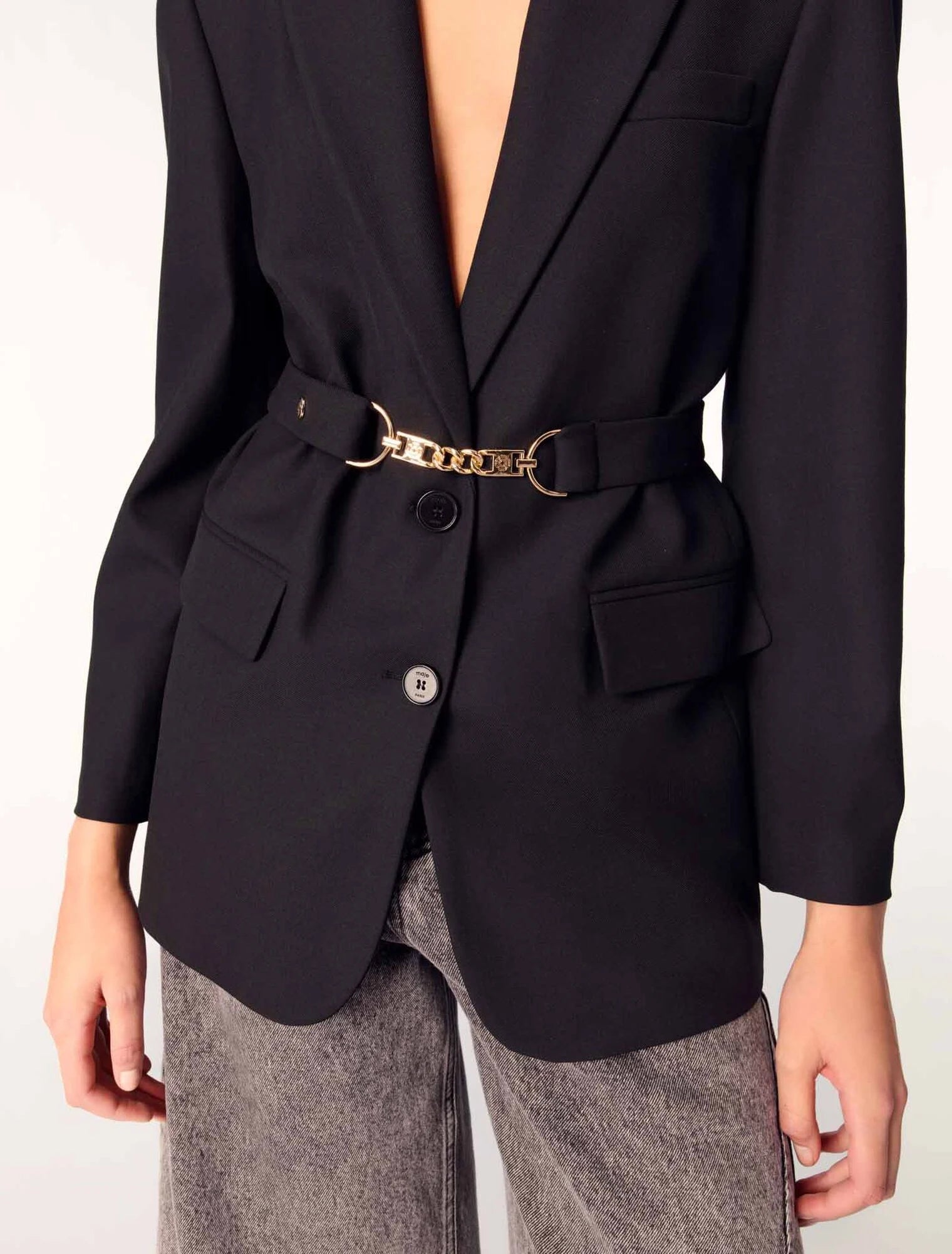 Black-Belted suit jacket