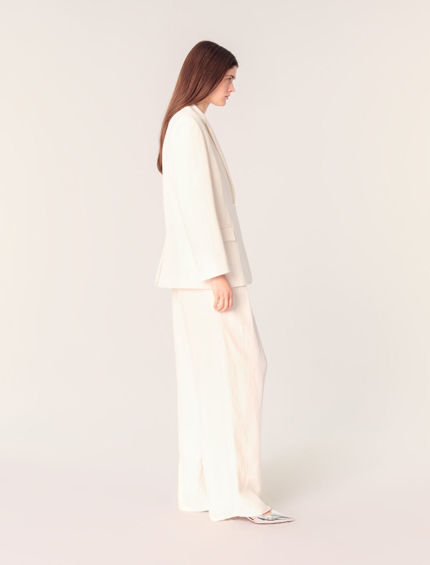 Ecru-Suit Jacket