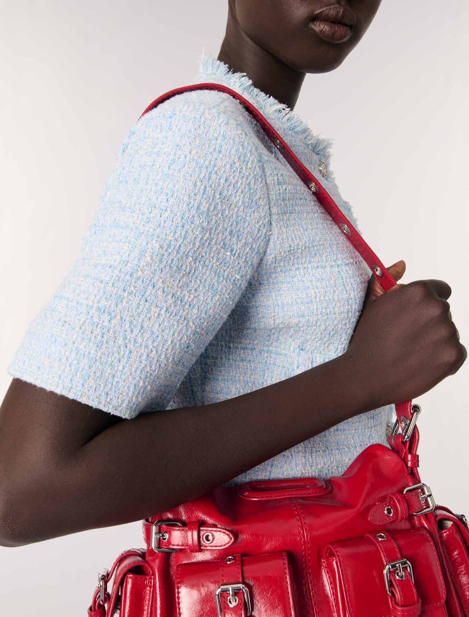 Blue Sky-Short tweed jacket
