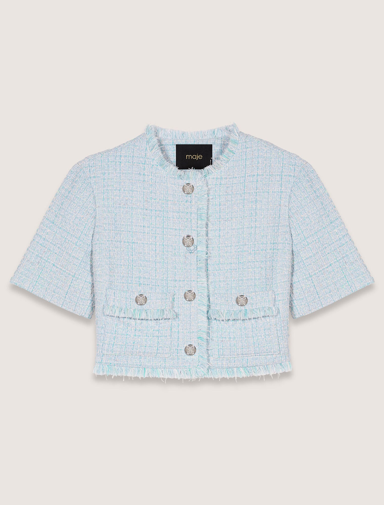 Blue Sky-Short tweed jacket