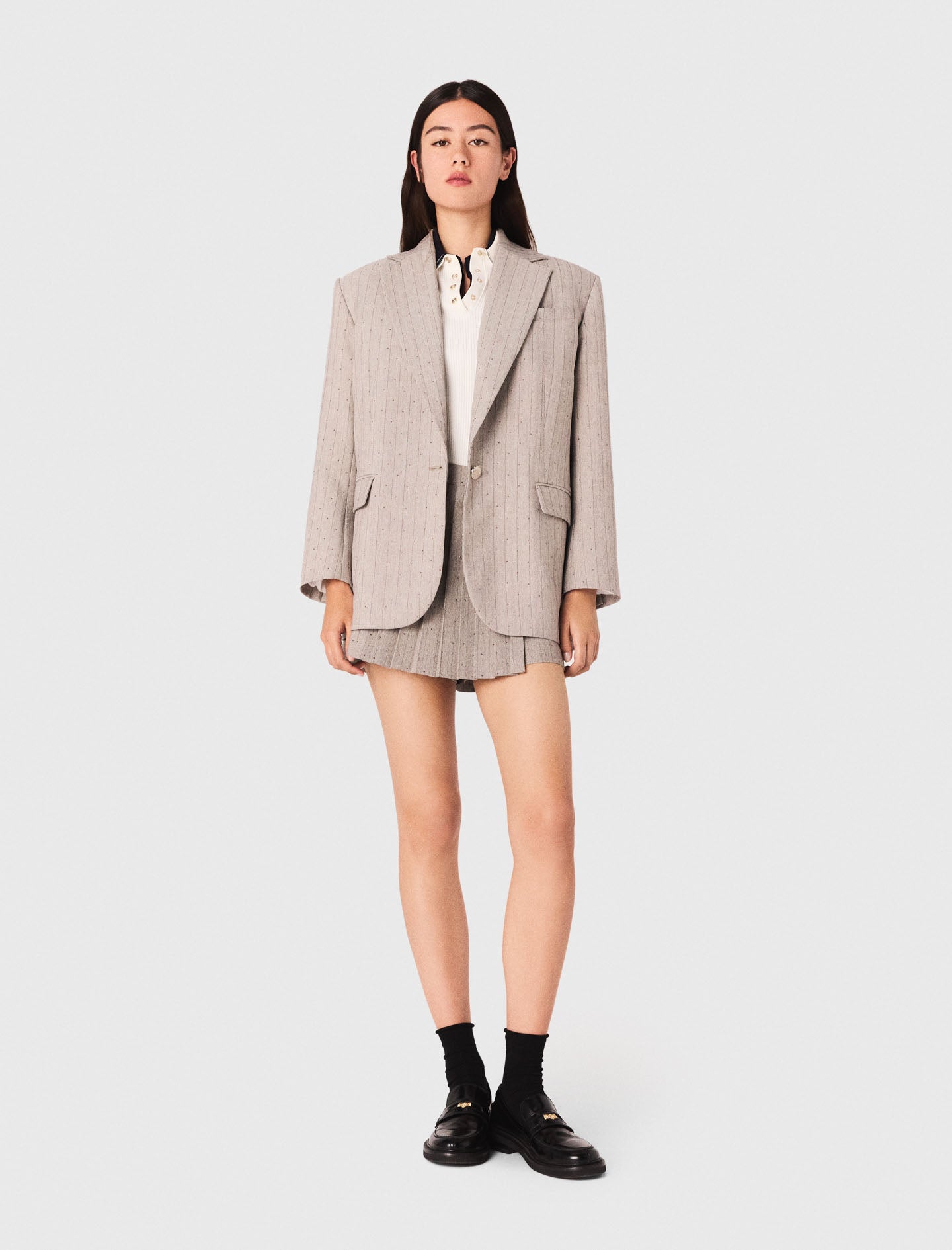 Rhinestone suit jacket