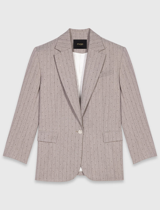 Rhinestone suit jacket