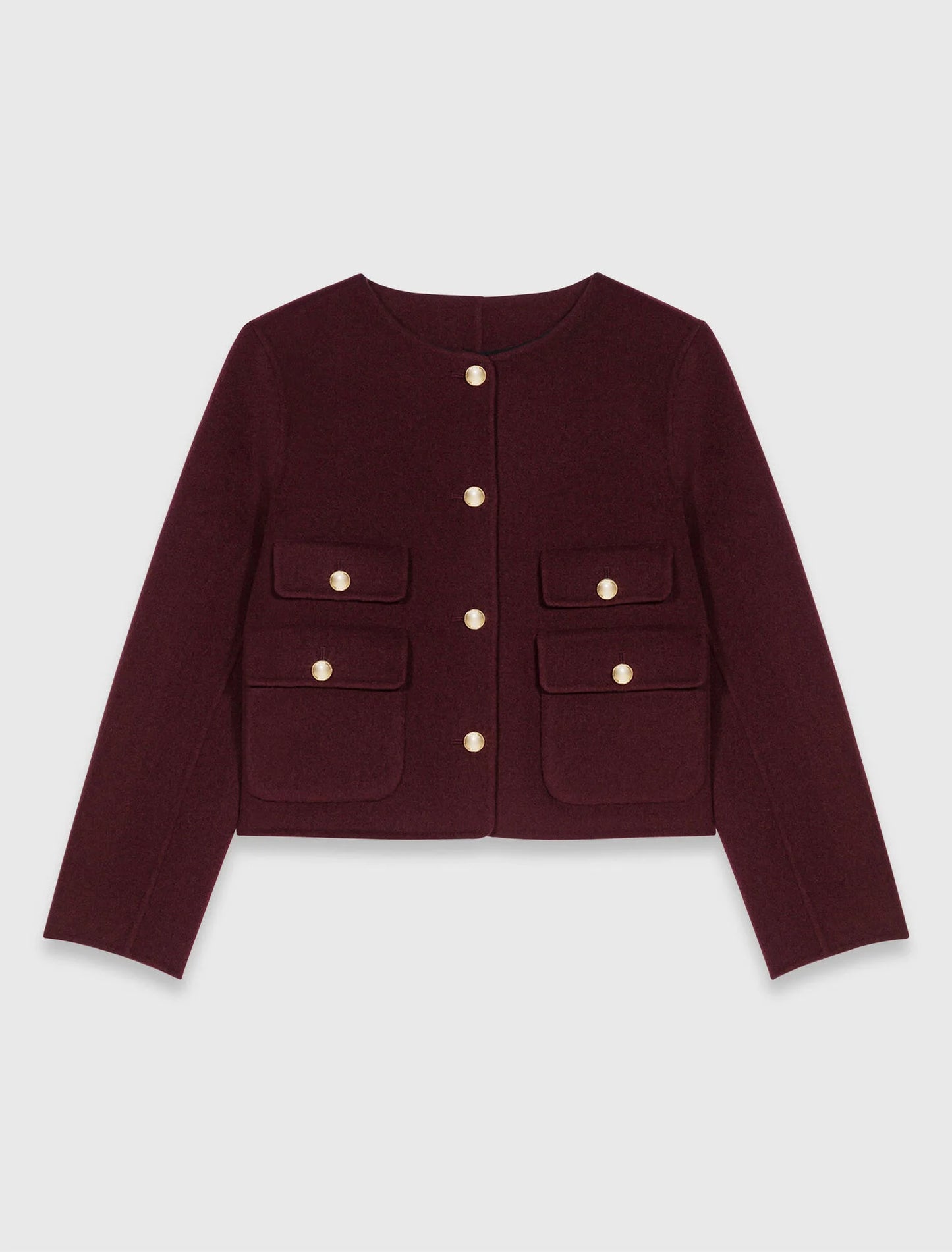 Reversible double-faced jacket Burgundy