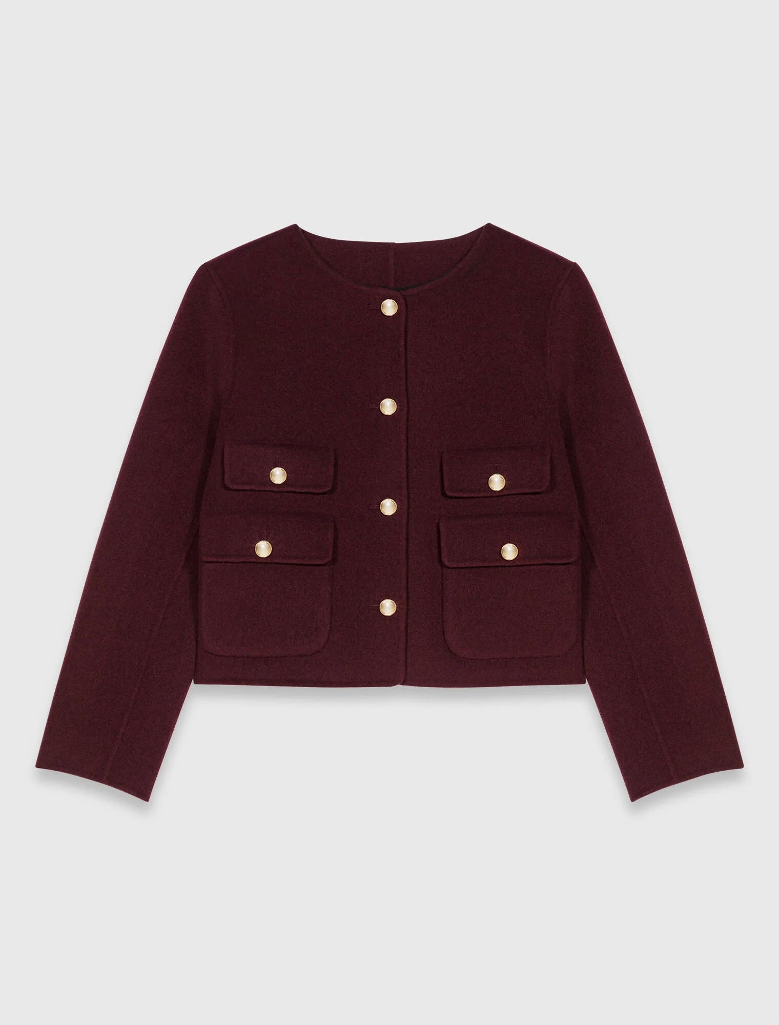 Reversible double-faced jacket Burgundy