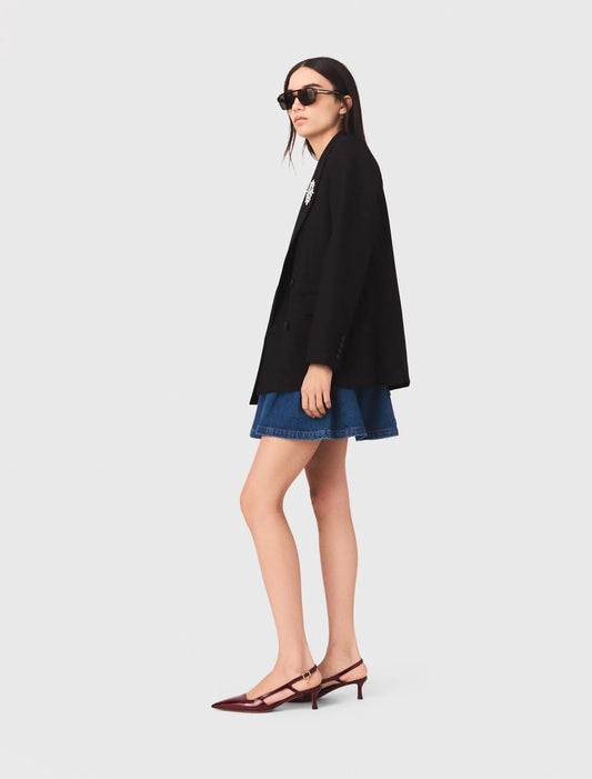Double-breasted jacket Black