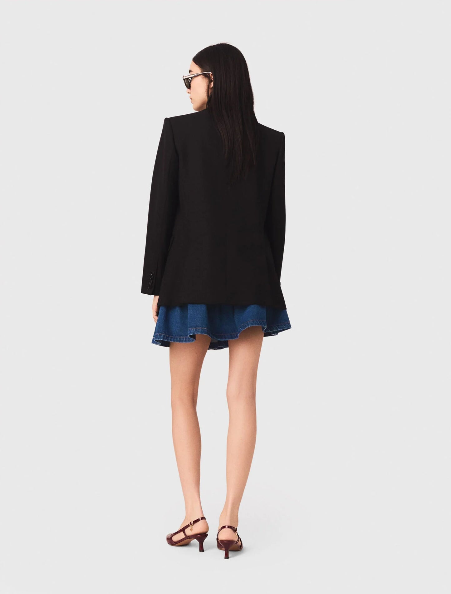 Double-breasted jacket Black