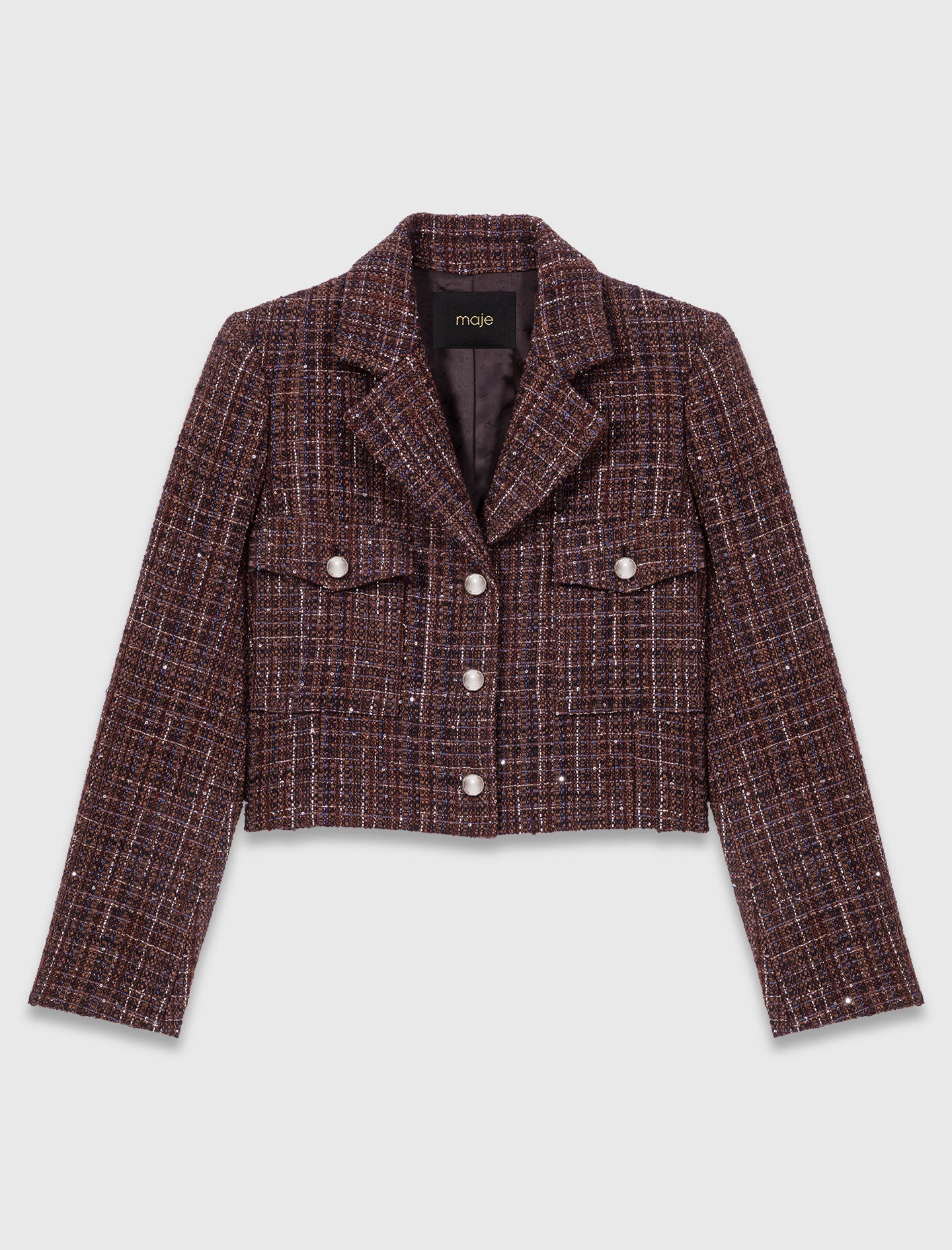 Short tweed jacket