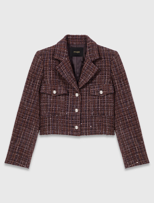 Short tweed jacket