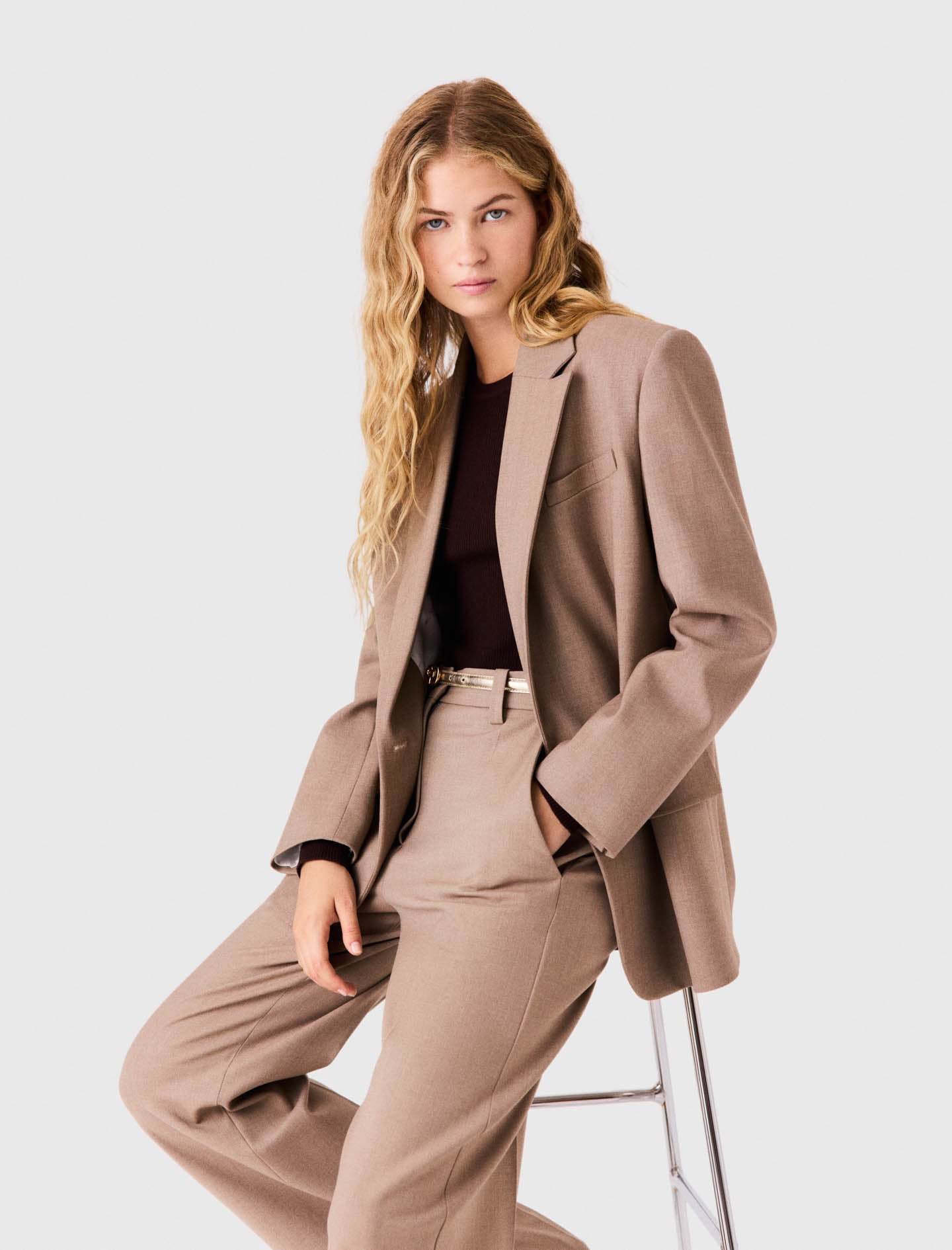Suit Jacket Beige
