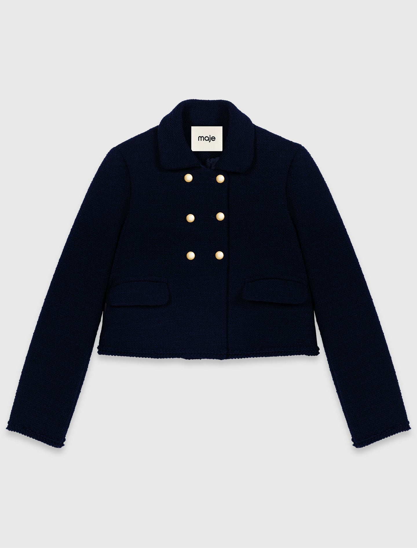 Short tweed jacket Navy