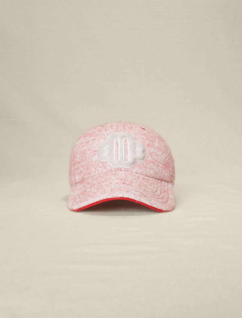 Pink featured Pink Tweed-Effect Baseball Cap