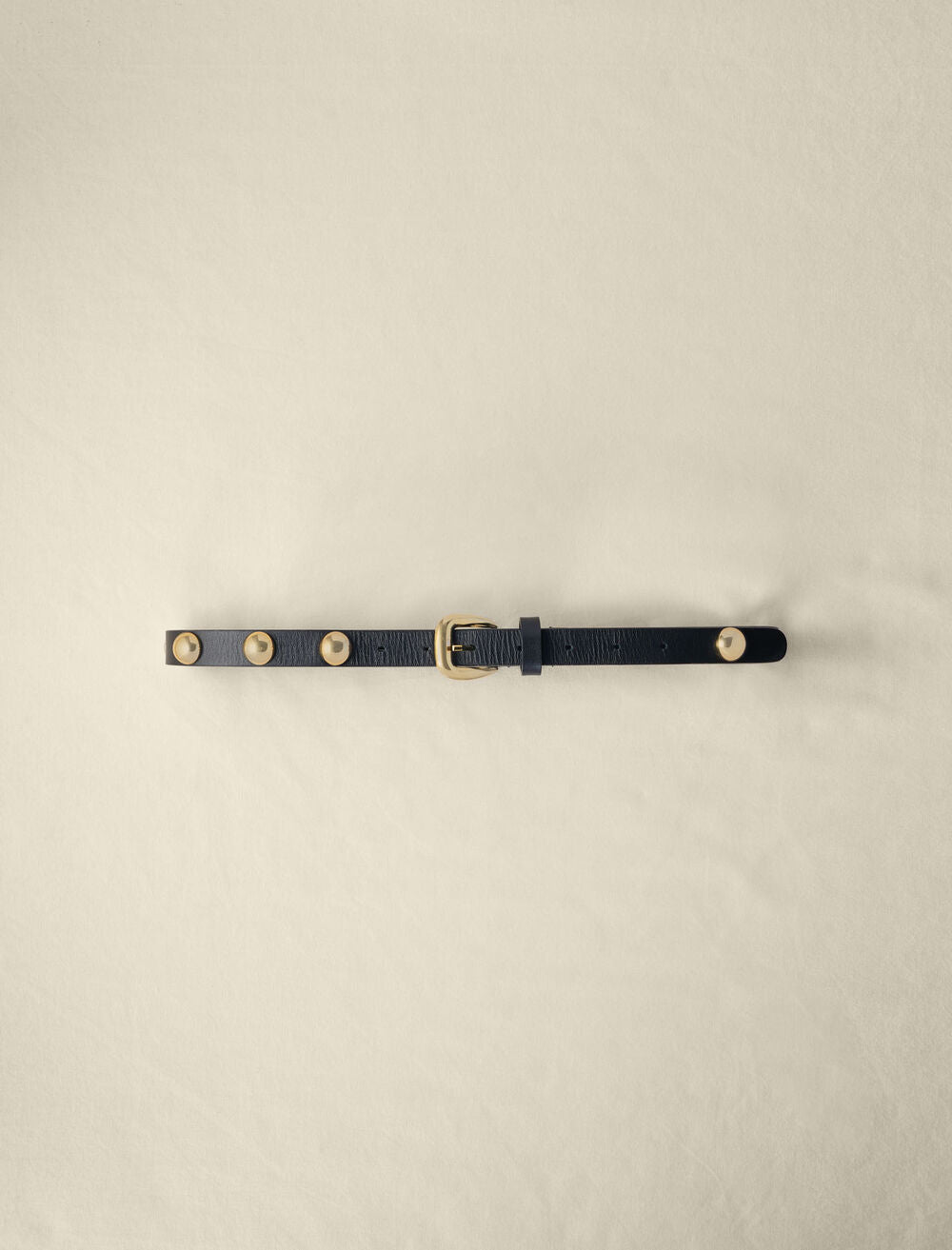 Black featured Studded belt