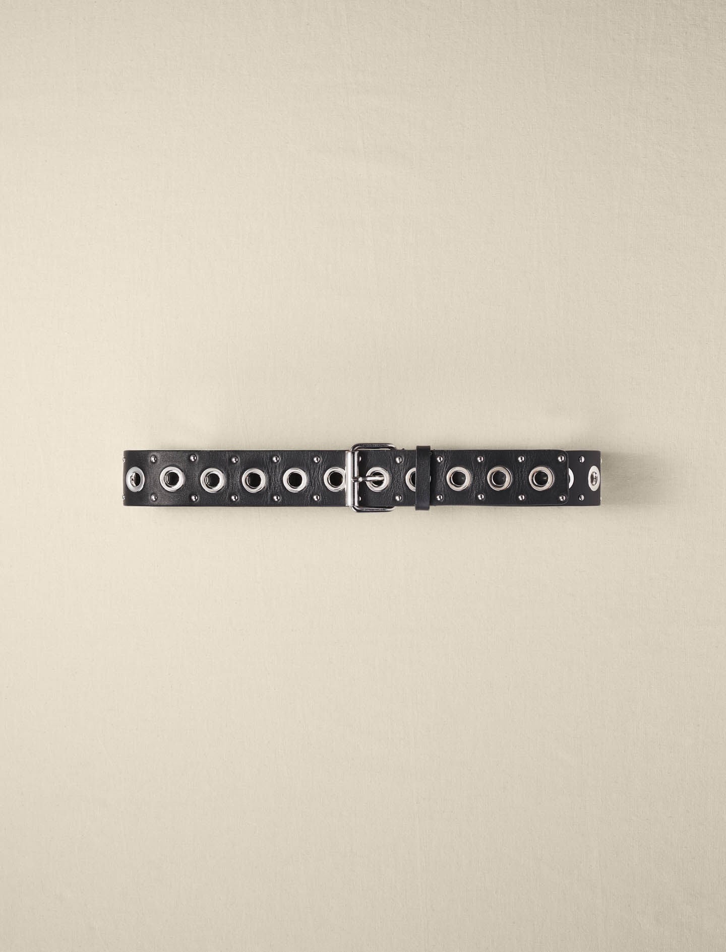 Belt with inset studs
